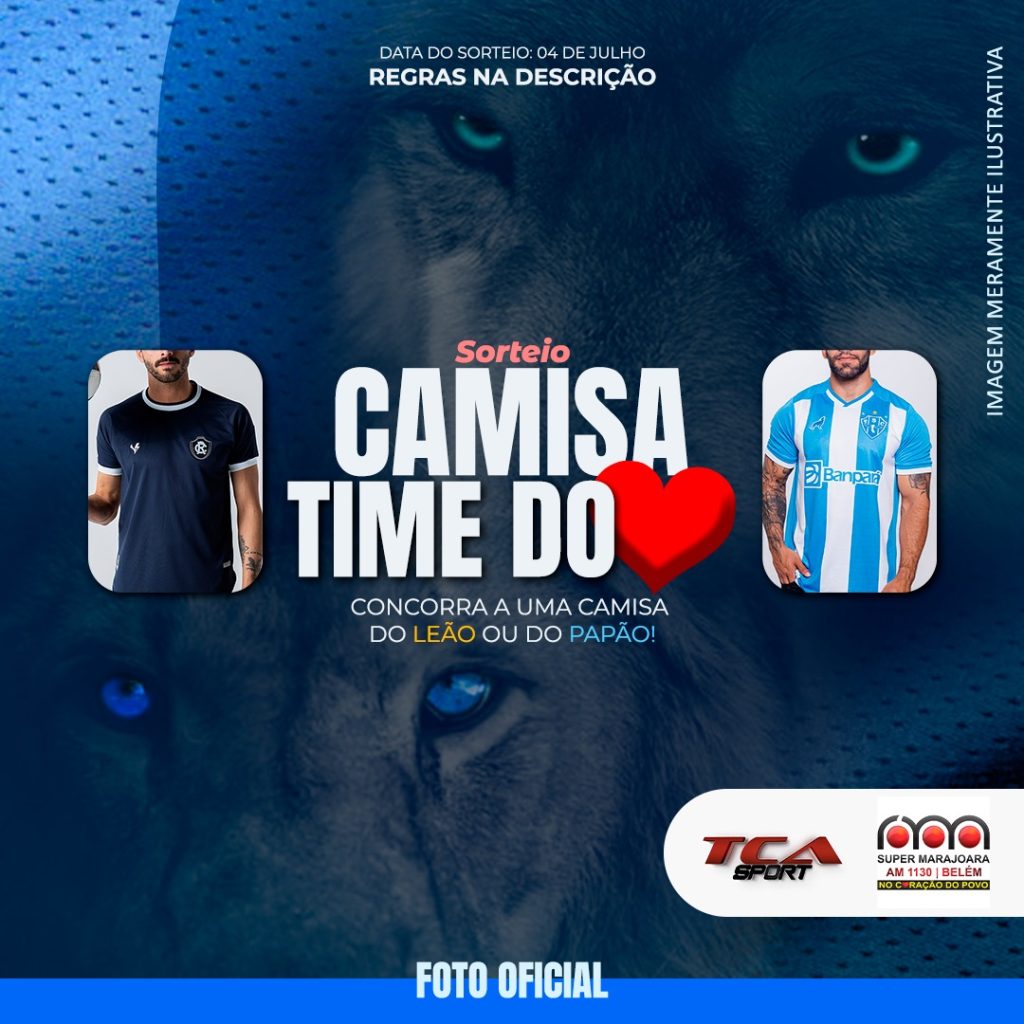 PromoÇÃo Camisa Time Do CoraÇÃo Rádio Super Marajoara