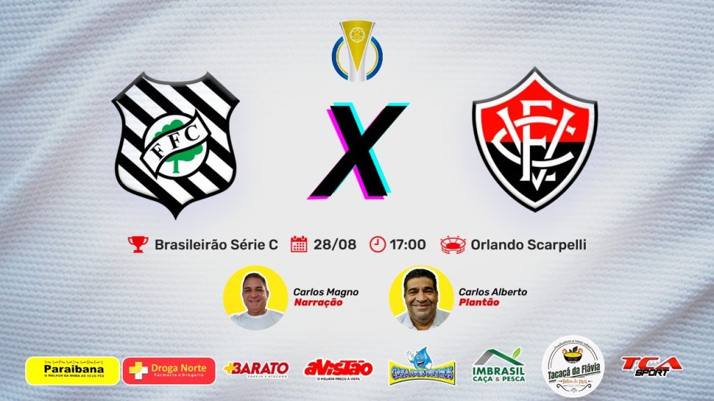 FIGUEIRENSE X VITÓRIA – BA | BRASILEIRÃO SÉRIE C ⚽