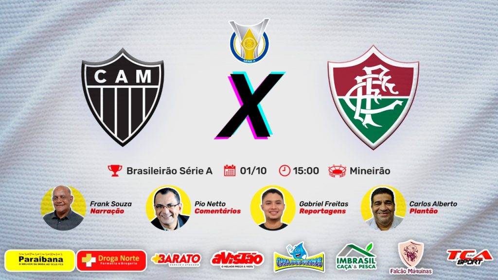 ⚽ ATLÉTICO – MG X FLUMINENSE | CAMPEONATO BRASILEIRO SÉRIE A