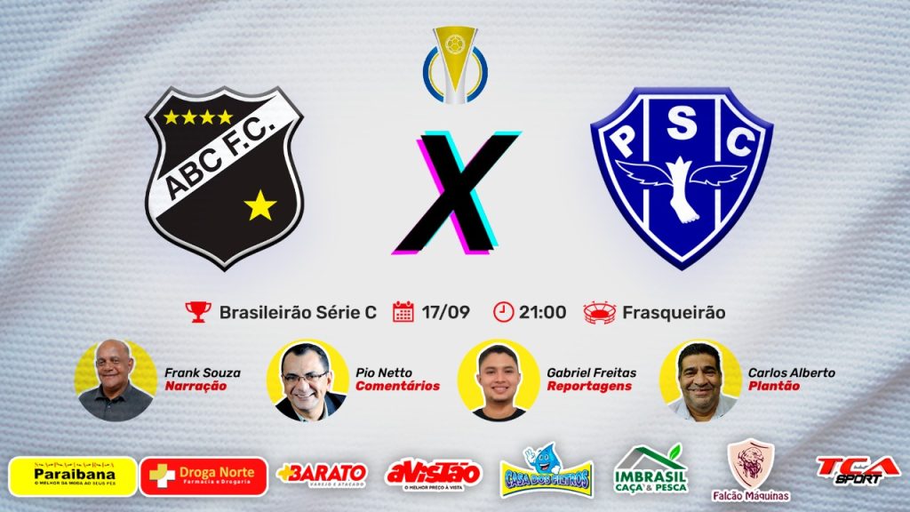 ⚽ ABC X PAYSANDU | BRASILEIRÃO SÉRIE C