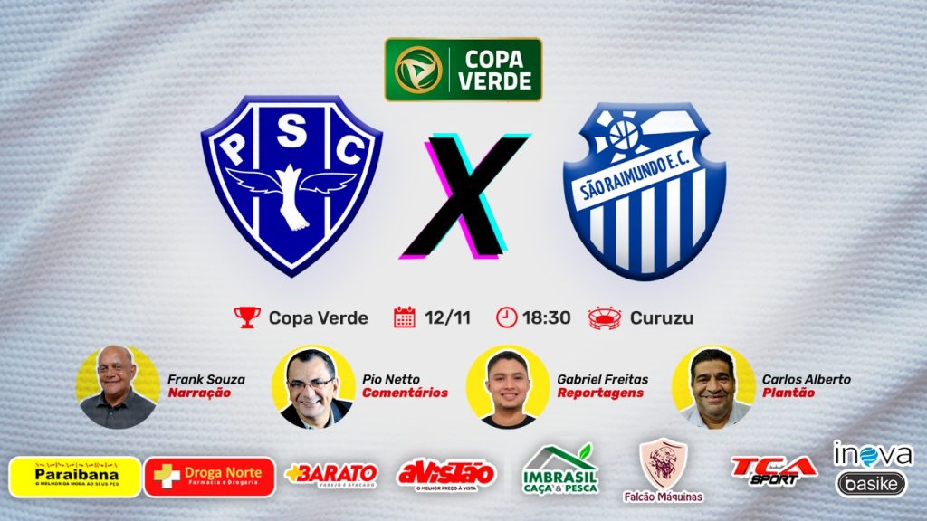 ⚽ PAYSANDU X SÃO RAIMUNDO | COPA VERDE