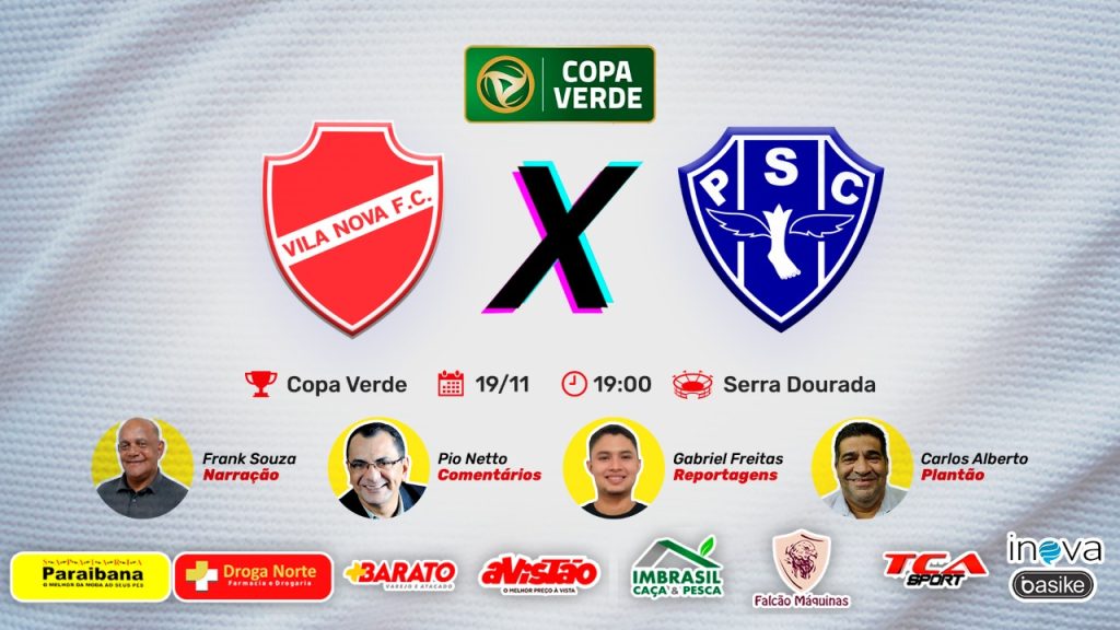 ⚽ VILA NOVA X PAYSANDU | FINAL COPA VERDE