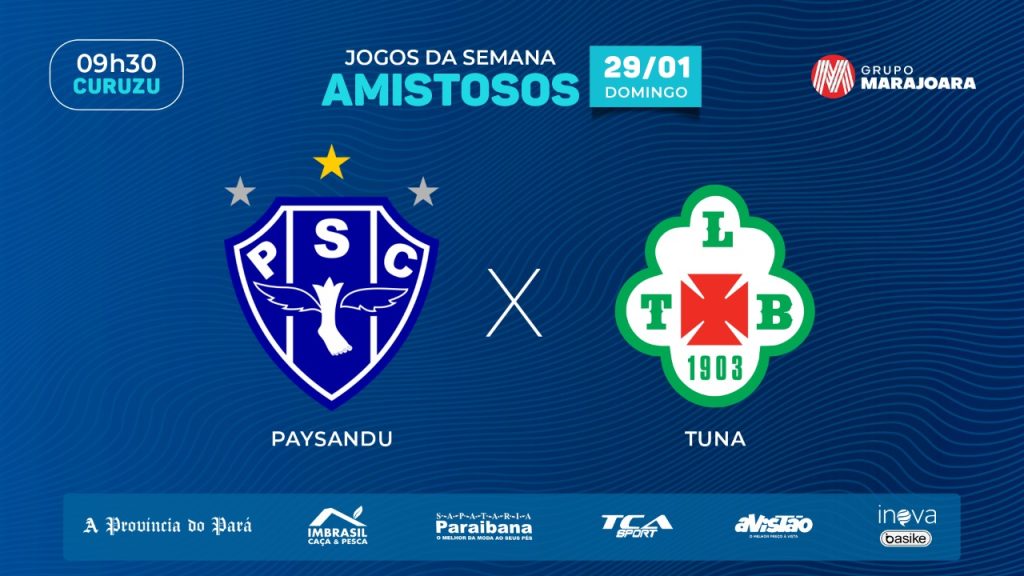 ⚽ PAYSANDU X TUNA | AMISTOSO