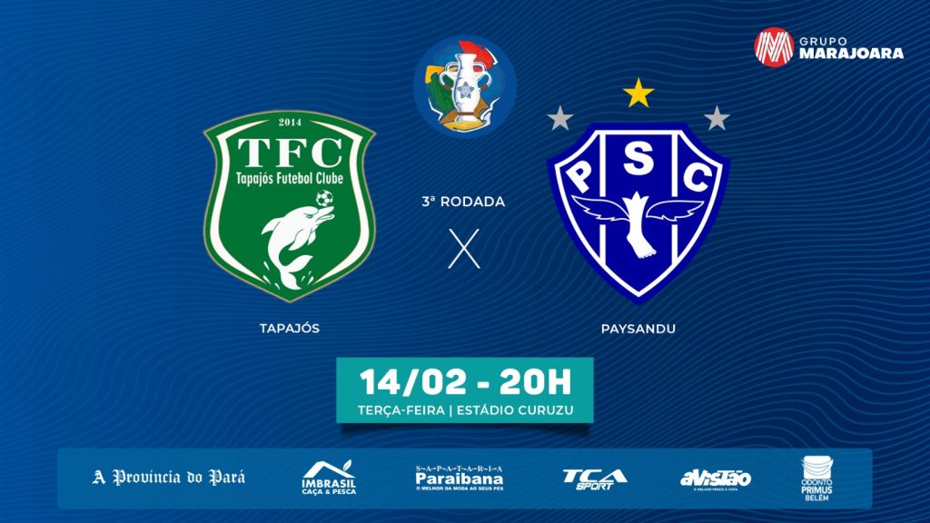 ⚽ TAPAJÓS X PAYSANDU | CAMPEONATO PARAENSE