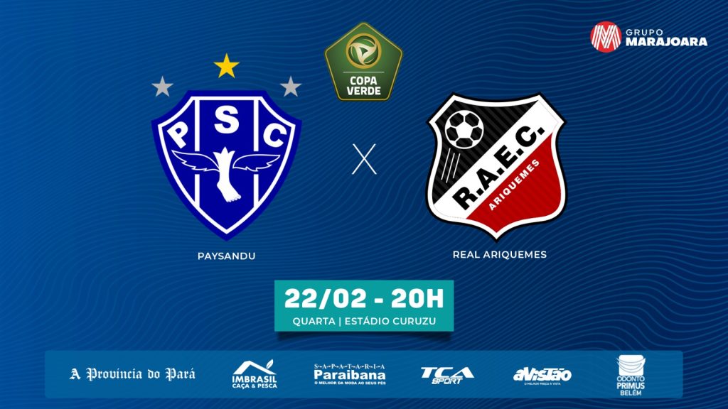 ⚽ PAYSANDU X REAL ARIQUEMES | COPA VERDE