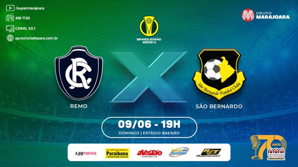 ⚽ REMO X SÃO BERNARDO | CAMPEONATO BRASILEIRO SÉRIE C