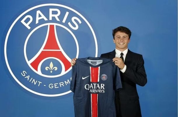 PSG anuncia contratação de João Neves, por R$ 437,2 milhões