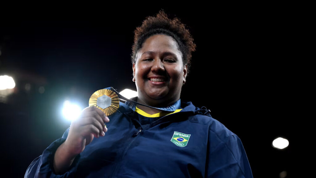 No judô, Beatriz Souza ganha primeiro ouro do Brasil nos Jogos Olímpicos Paris 2024