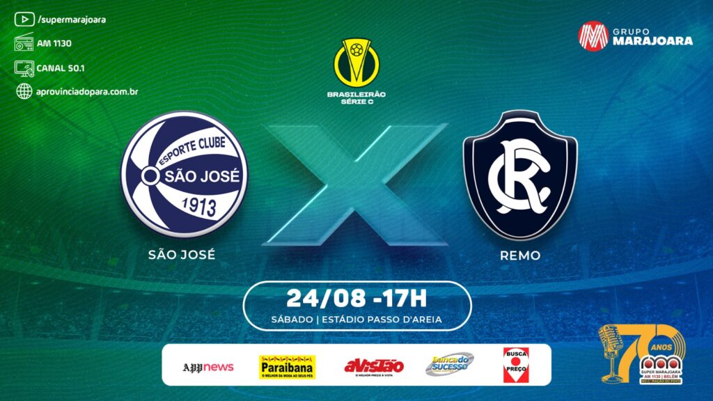 ⚽ SÃO JOSÉ X REMO | CAMPEONATO BRASILEIRO SÉRIE C