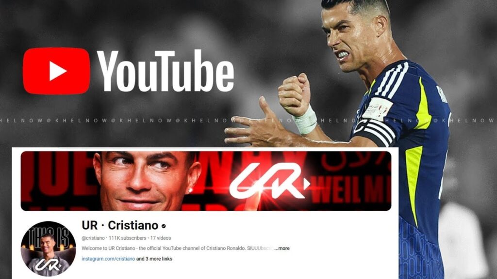 Cristiano Ronaldo cria canal de YouTube e já atinge a marca de mais de 45 milhões de Inscritos