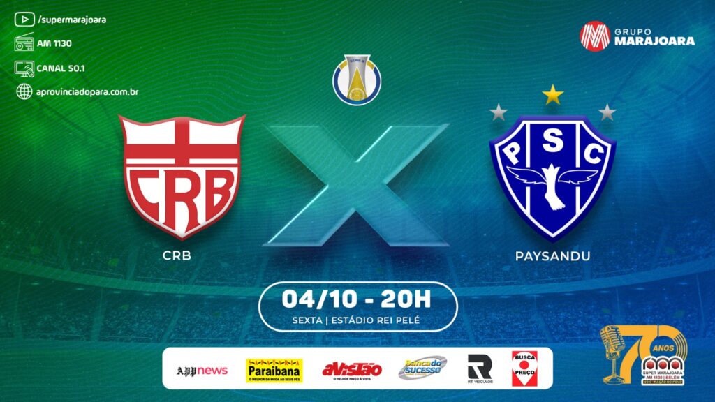 ⚽ CRB X PAYSANDU | CAMPEONATO BRASILEIRO SÉRIE B