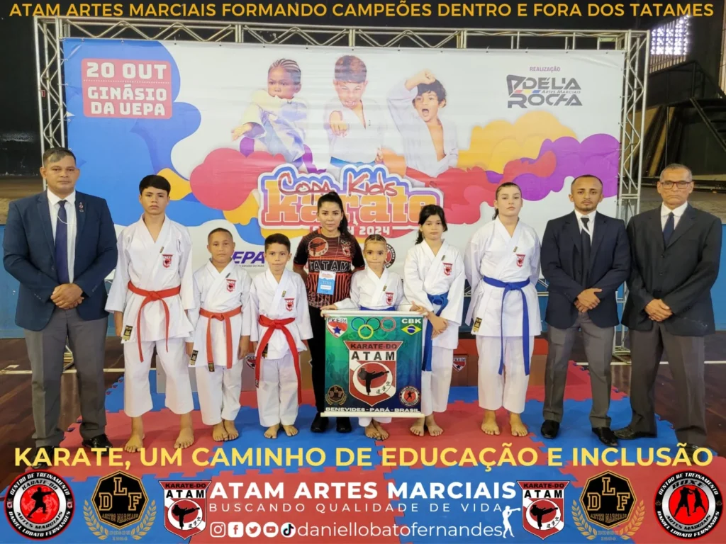 ATAM mostra bom desempenho na Copa Kid Karate e conquista medalhas de ouro