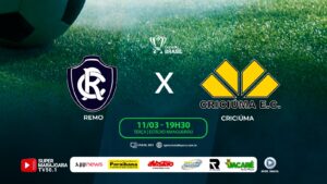 ⚽ REMO X CRICIÚMA | FUTEBOL É NA SUPER